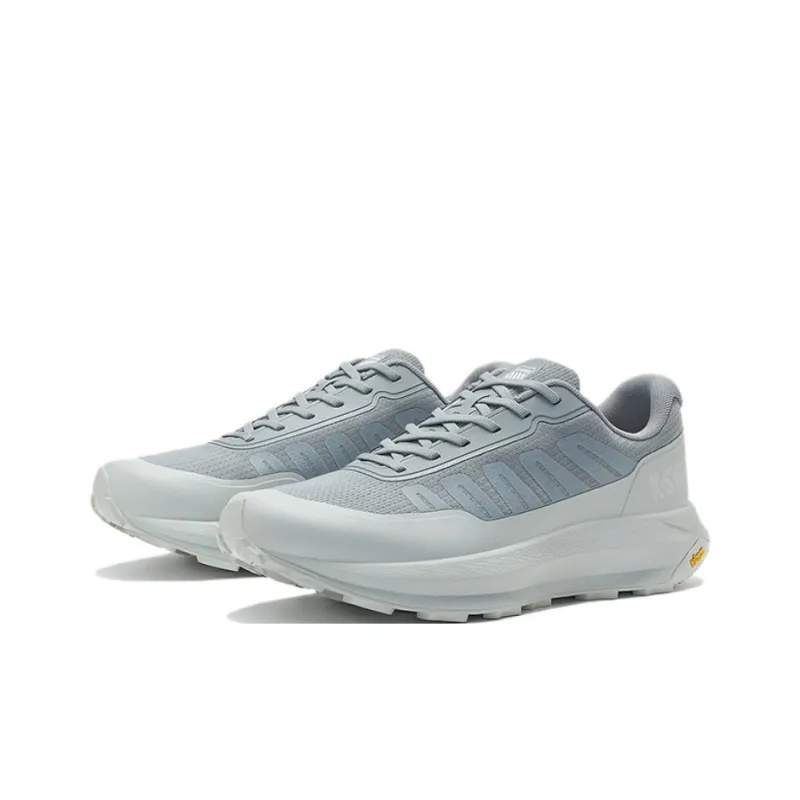 KSWISS Anti Slip Wear Resistant Low Top Running Shoes Men's Gray-1