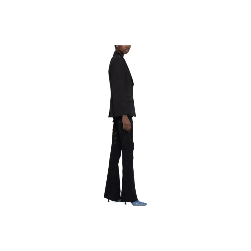 VERSACE Single breasted Wool Blazer-3