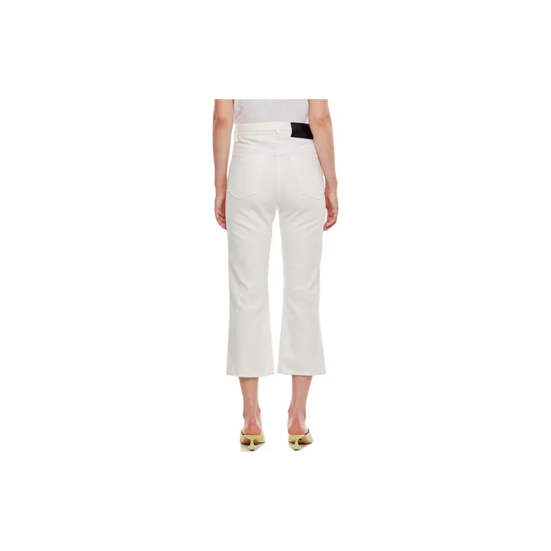 Sacai Mid rise Cropped Jeans-2