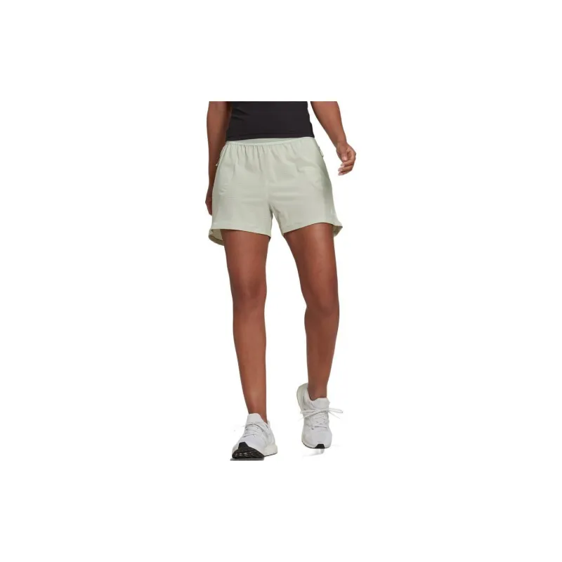 Adidas Casual Shorts Women's Linen Green-1