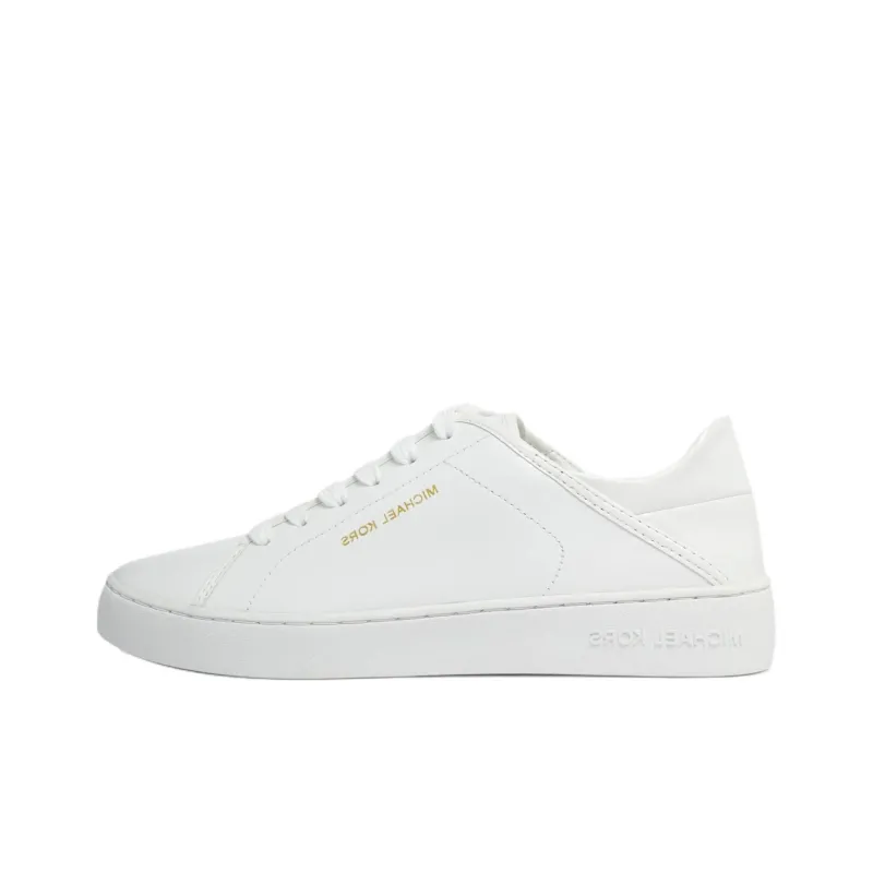 MICHAEL KORS Jenny Low Top Skateboard Shoes Women's White-0