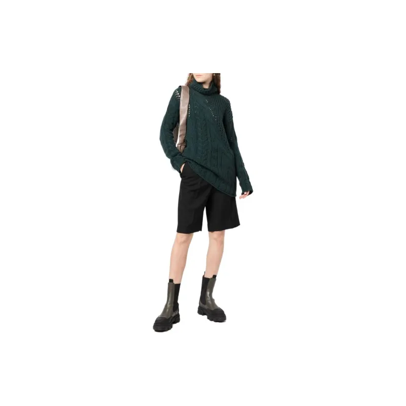 AGNONA Cable knit Cashmere Tunic-1