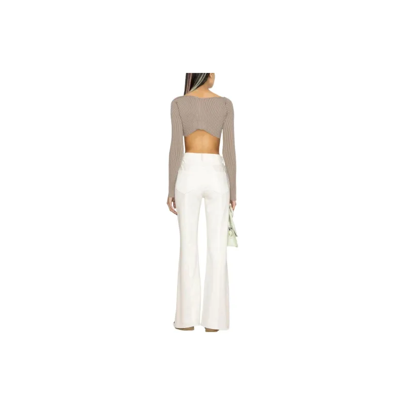 Jacquemus La Maille Pralu Cropped Cardigan-2