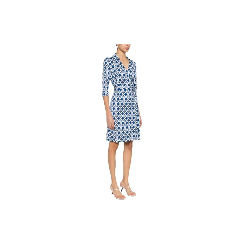 DVF Diane Von Furstenberg New Jeanne Silk Wrap Dress-3