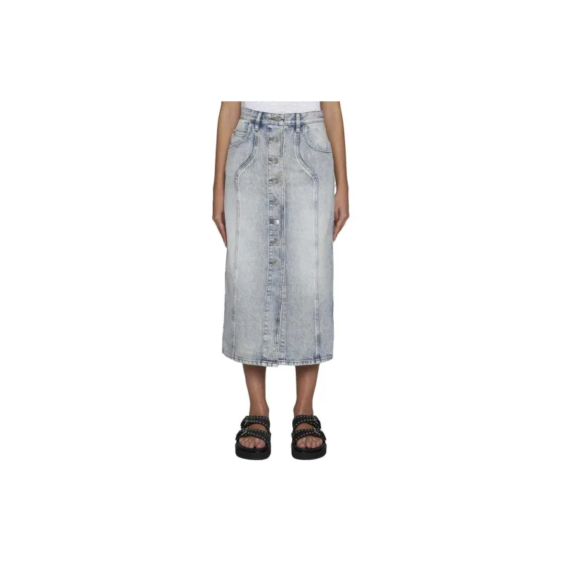 ISABEL MARANT Buttoned Midi Skirt-2