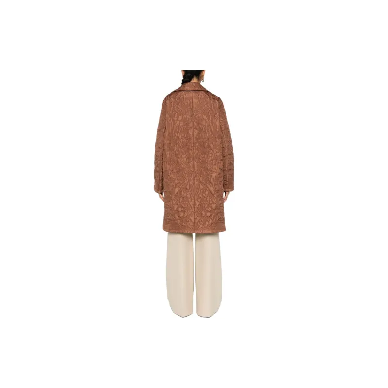 ERMANNO SCERVINO Floral pattern Quilted Coat-3