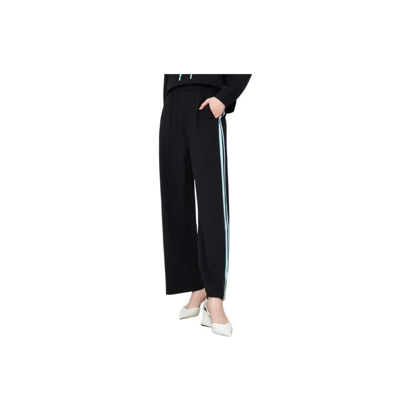 JZ. ANNAKRO Casual Pants Women's Floral Black-3