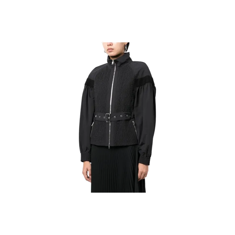 3.1 Phillip Lim Belted-waist Stand-up Collar Jacket-3
