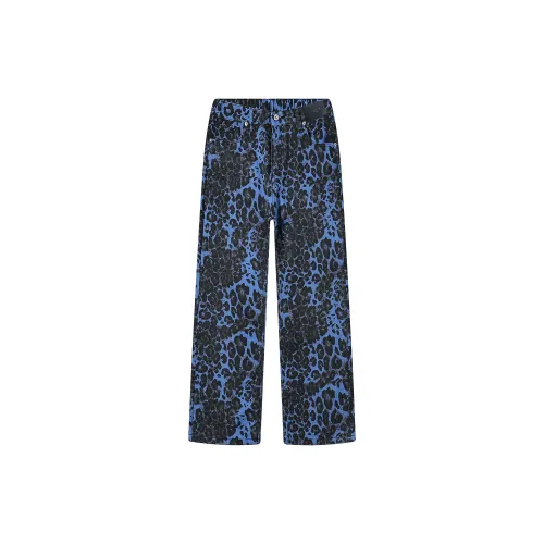 PAINT STAIN Jeans Unisex Starry Blue
