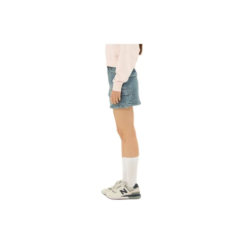 Lee Casual Short Skirts Women's Indigo-4