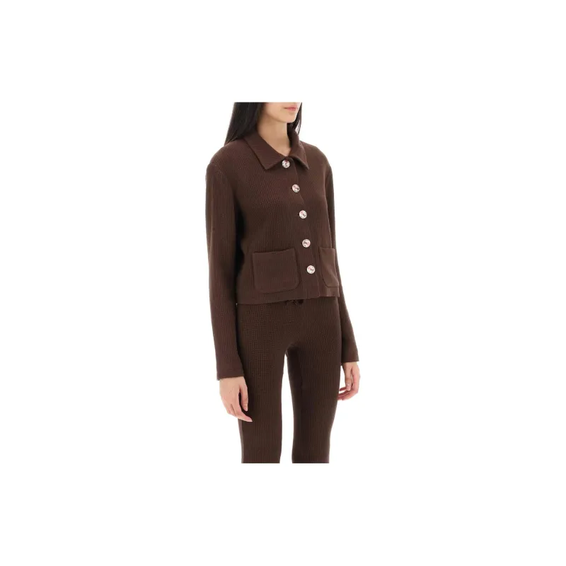 SIEDRÉS Yuna Knit Cropped Cardigan-1