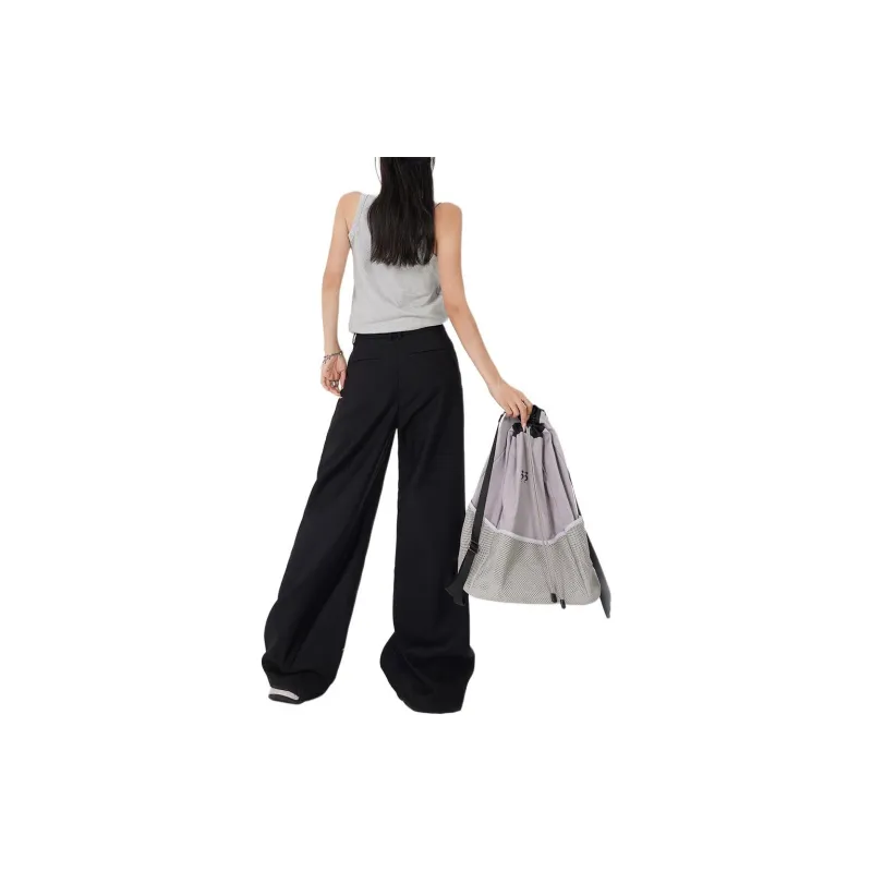Kazakhstan Casual Pants Women's Black-2