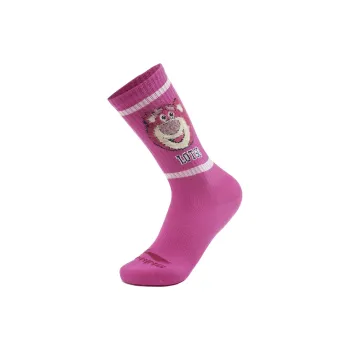 LiNing x Disney Mid Calf Socks Unisex 1 Pack Rose Purple