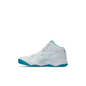 Asics Dunkshot Mb 9 Slip Resistant Cushioning Abrasion Resistant Mid Top Children's Basketball Shoes White Kids'