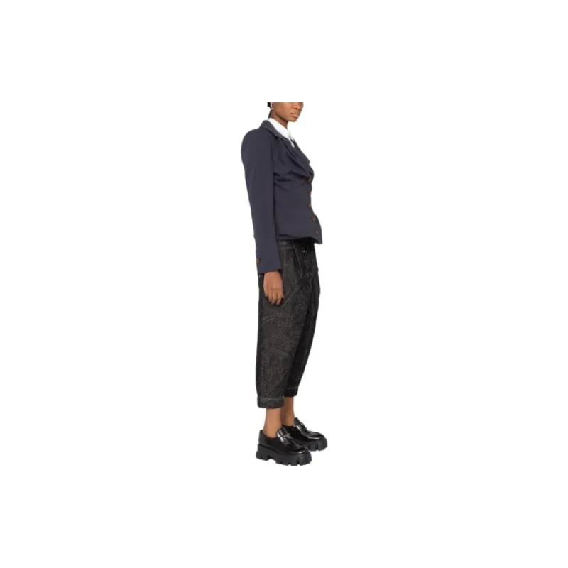 Vivienne Westwood Business Suit Women's Navy Blue-3