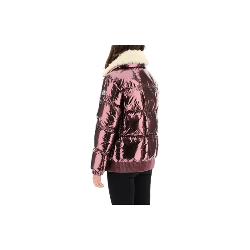 Moncler Down Jackets Women's Pink-3