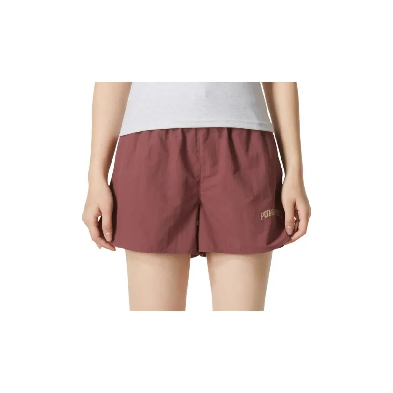 PUMA Casual Shorts Women's Plum-3