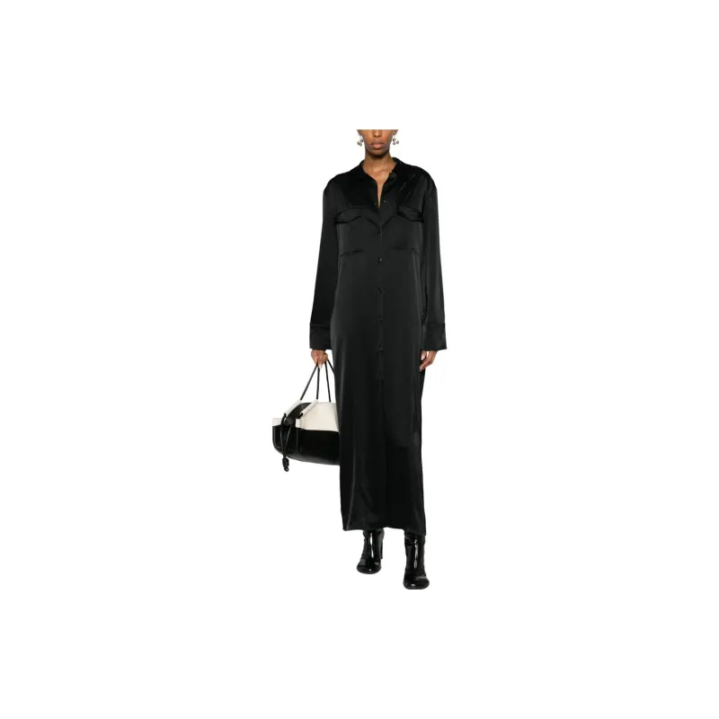 NANUSHKA Joann Satin Shirtdress-1