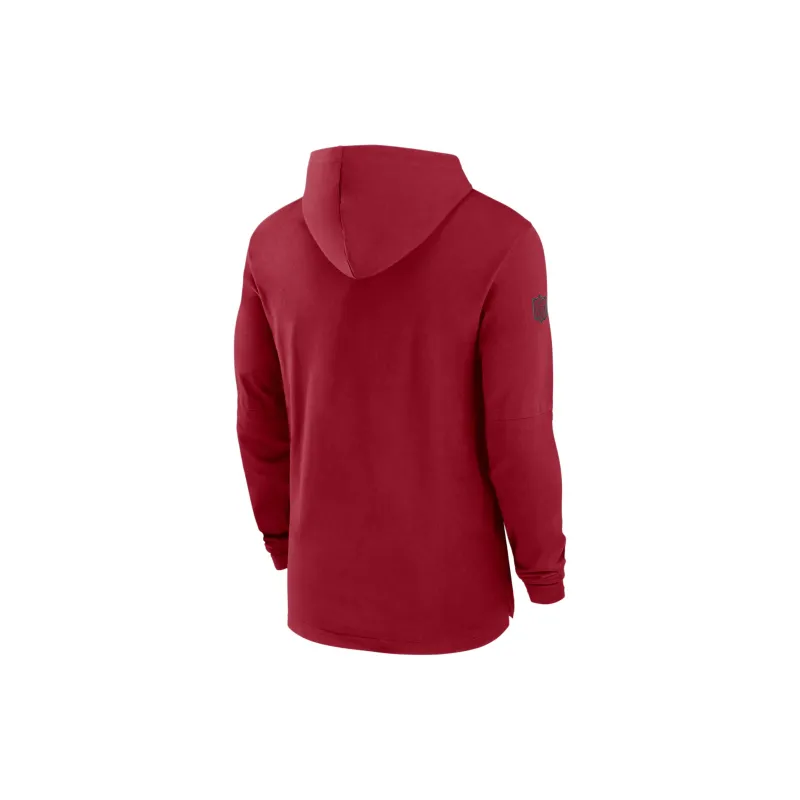 Nike Arizona Cardinals Sideline Men's Nike Dri FIT Nfl Long Sleeve Hooded Top-1