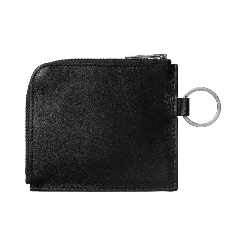 Carhartt WIP Cow Leather Wallet Unisex Black-1