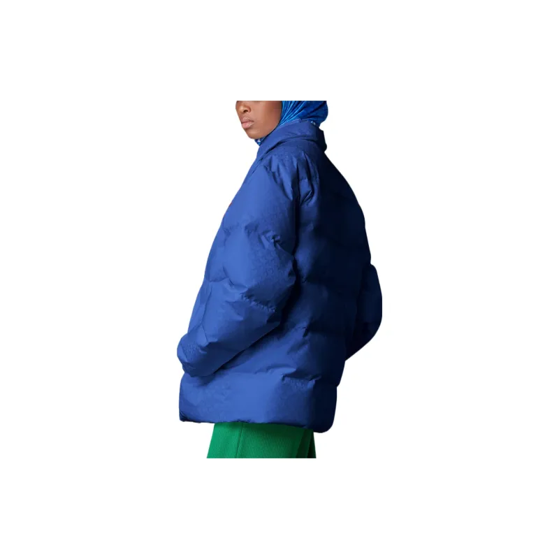 Adidas Originals Heritage Now Monogram Down Jacket Winter Women's Blue-3