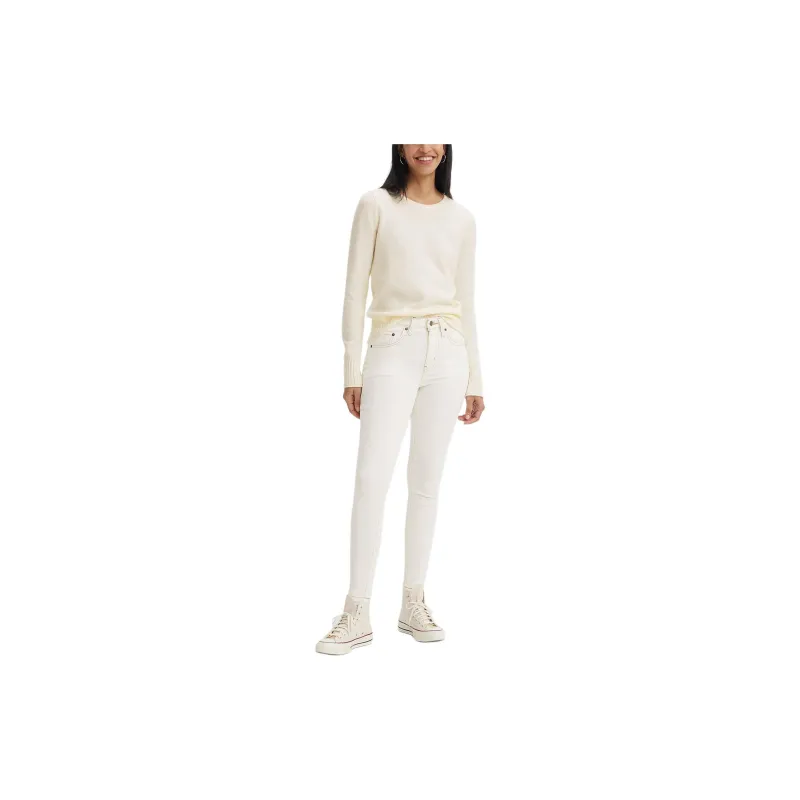 Levis Jeans Women's White-1