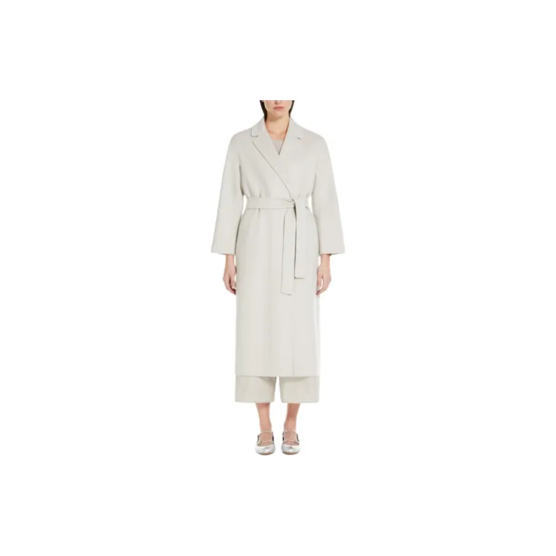 ’S MAX MARA Esturia Collection Wool Midi Coat Coats Women's Gray-1