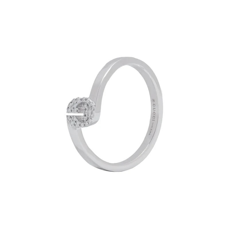 GUCCI 18K White Gold Rings Women's-0
