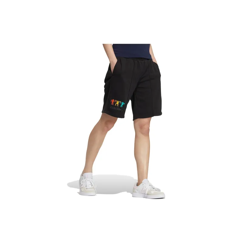Adidas Casual Shorts Women's Black-3