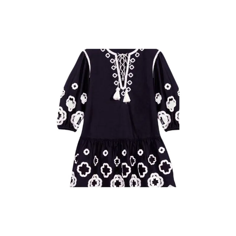Maje Clover-embroidered Peplum Minidress-3