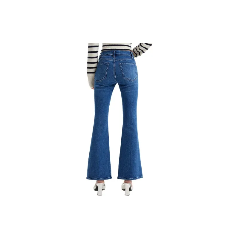 FRAME Le Easy Flare Side Slit Jeans-1