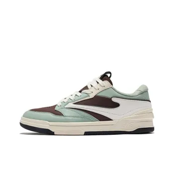 Erke Single No Pair Anti Slip Wear Resistant Low Top Skateboard Shoes Men's Coffee Jade Green