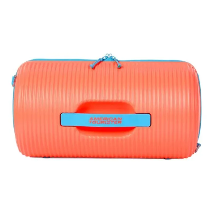 AMERICAN TOURISTER PC Cylinder Bag, Shoulder Bag Unisex Coral & Blue-0