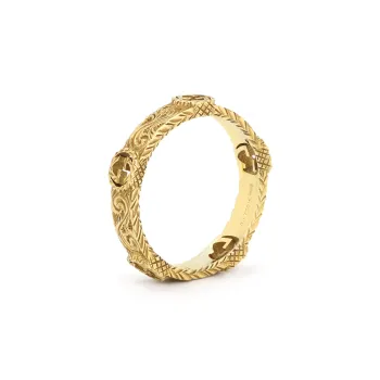 GUCCI GG Rings Unisex Gold