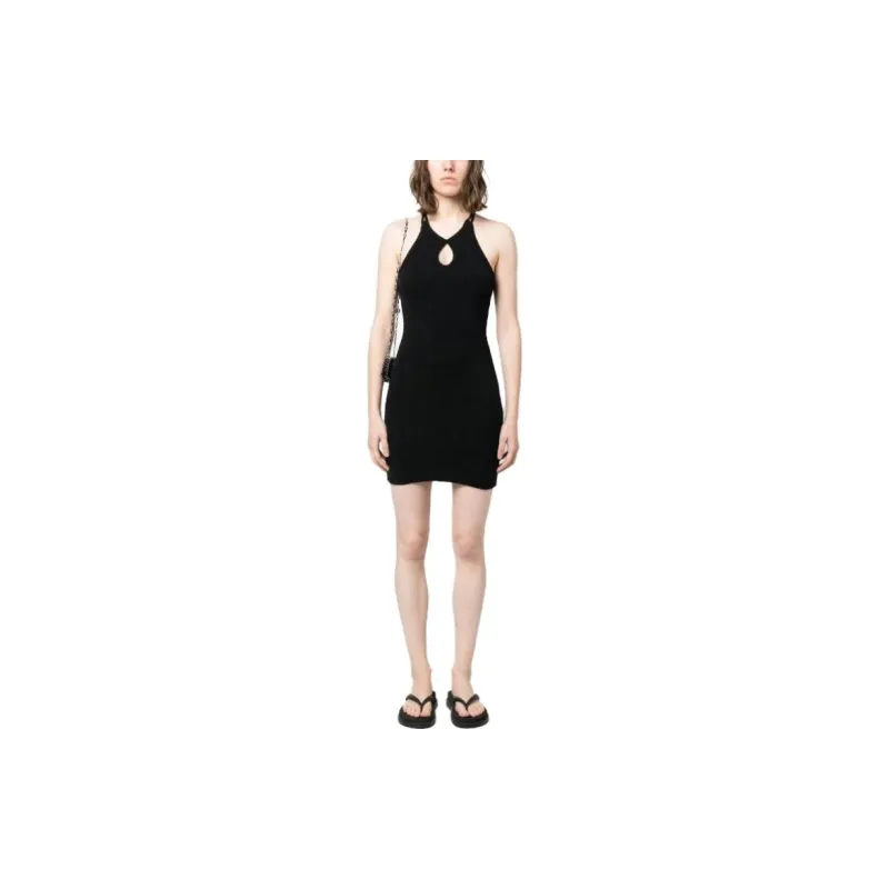 IRO NIGHT Qhocha Terry Short Dress-1