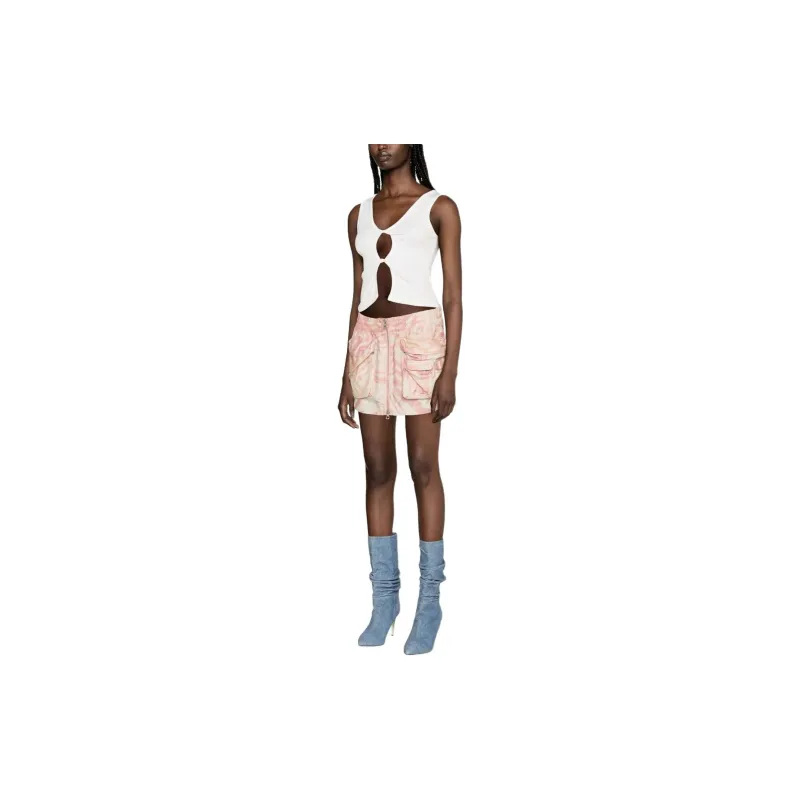 DIESEL O Mirty Cargo Mini Skirt-3