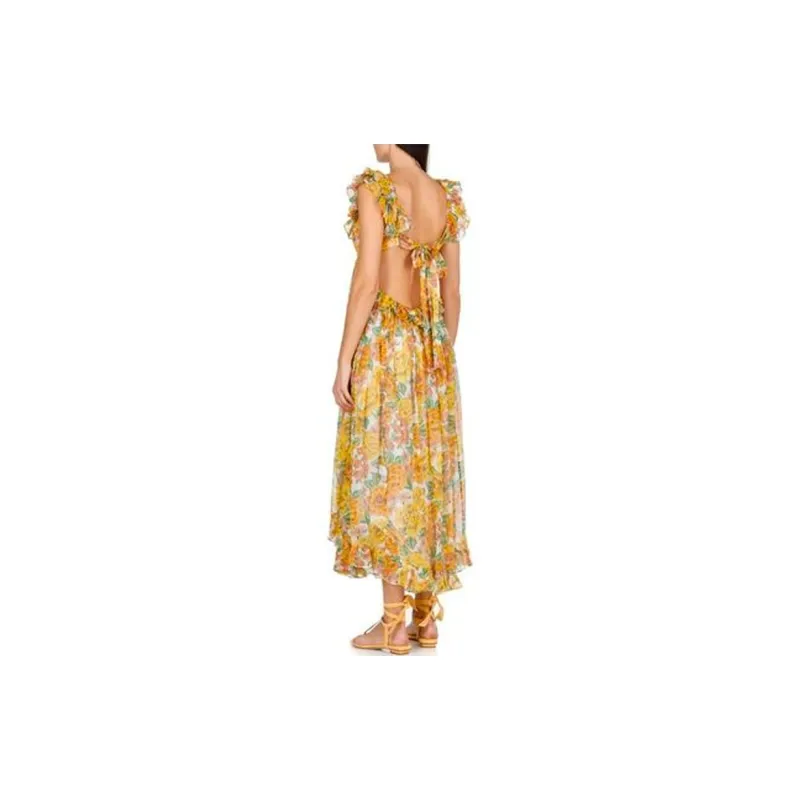 Zimmermann Sleeveless Dresses Women's Yellow-2