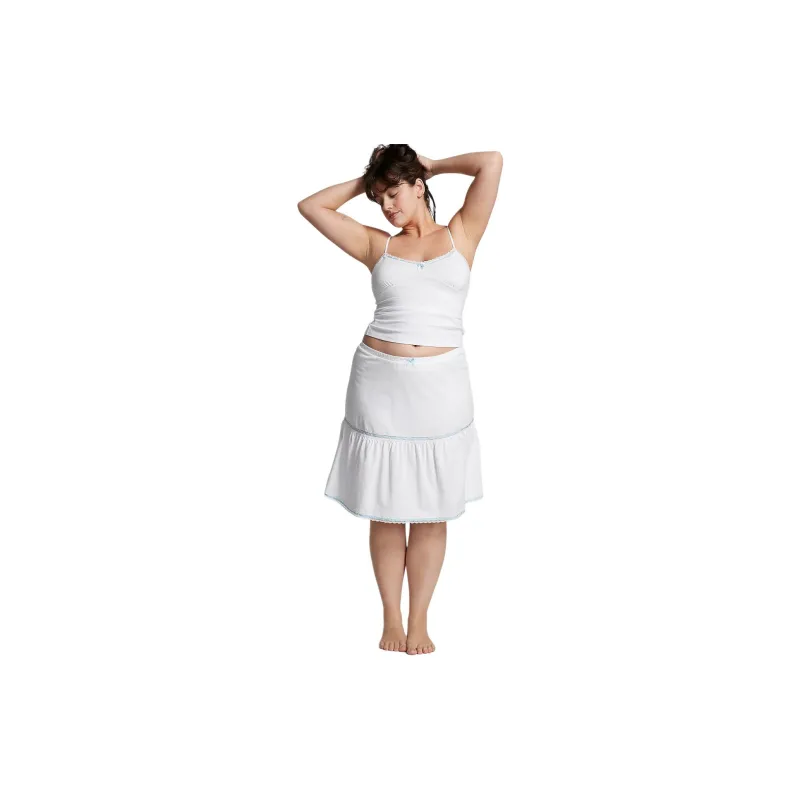 Victoria's Secret PINK BY FRANKIES BIKINIS LOTTIE COTTON SKIRT / WP /Swim Dresses & Skirts Women's White-1