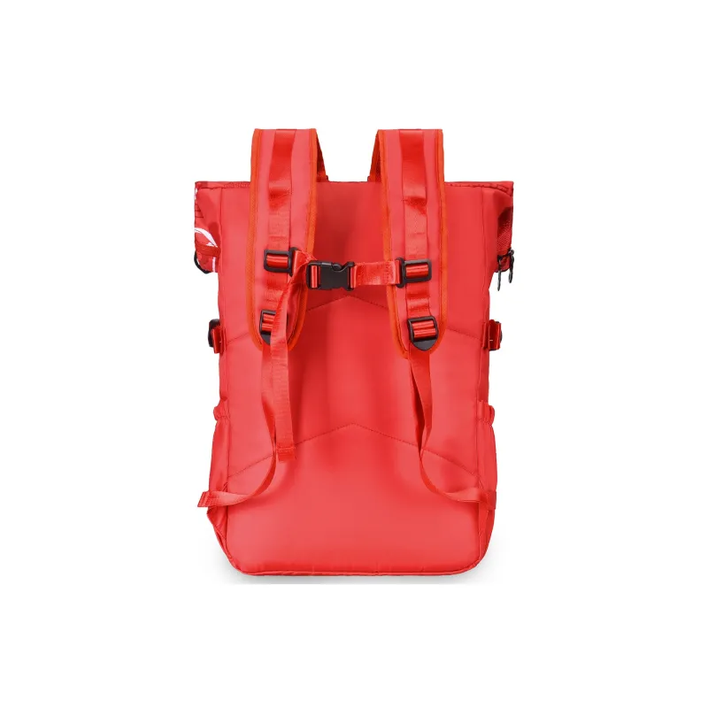 8atheist Polyester Commute Outfit Backpack Laptop Bag Regular Unisex Preppy Red-3