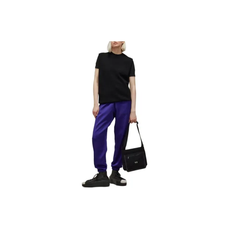 Y-3 Free Shipping With AdiClub Y-3 Cuffed Tech Seersucker Pants-5