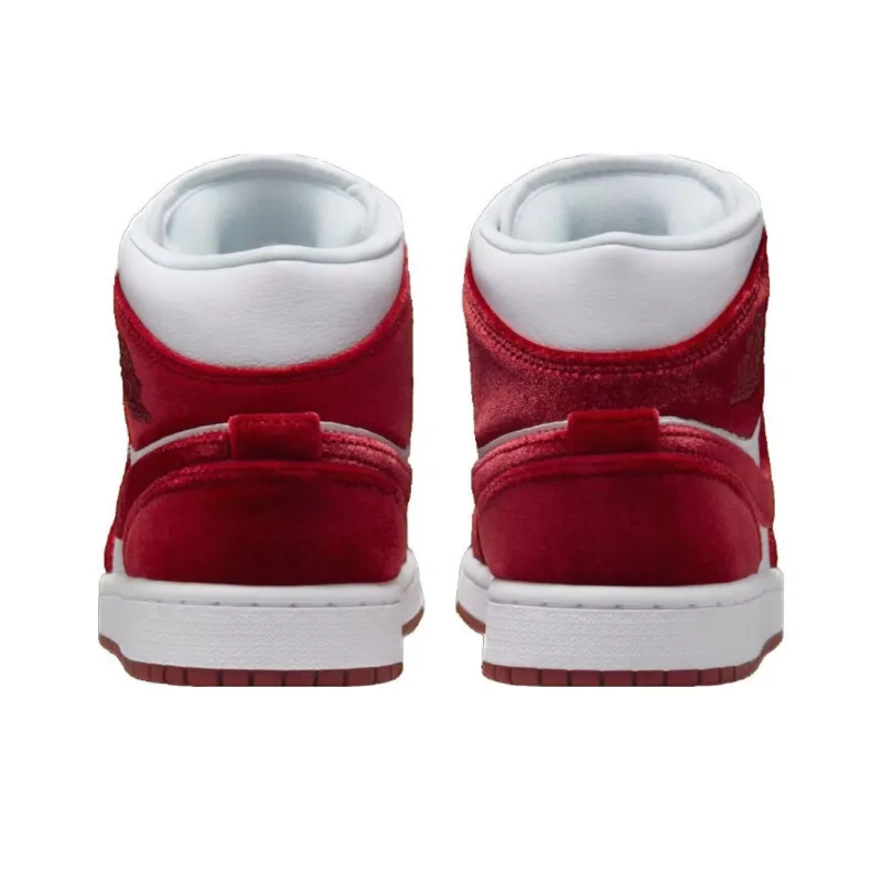 Air Jordan 1 Mid Se 'Red Velvet' Women's-4