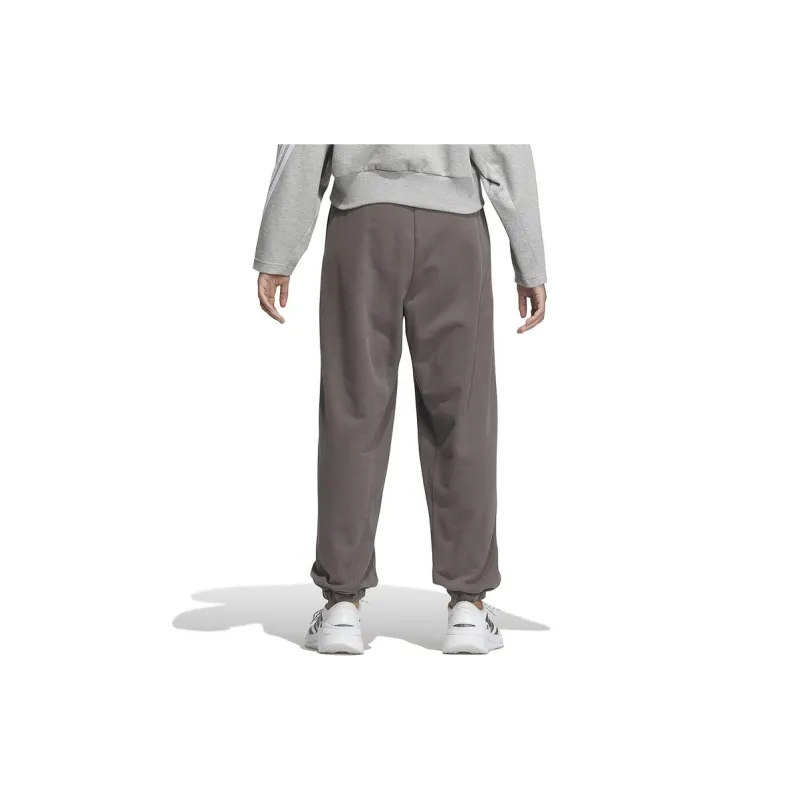 Adidas Knitted Sports Pants Women's Gray-4