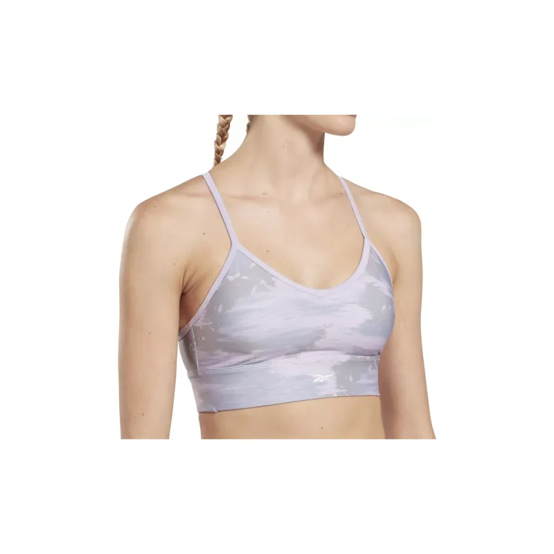 Reebok ID TRAIN CAMO BRA Sports Underwear Women's Purple-4