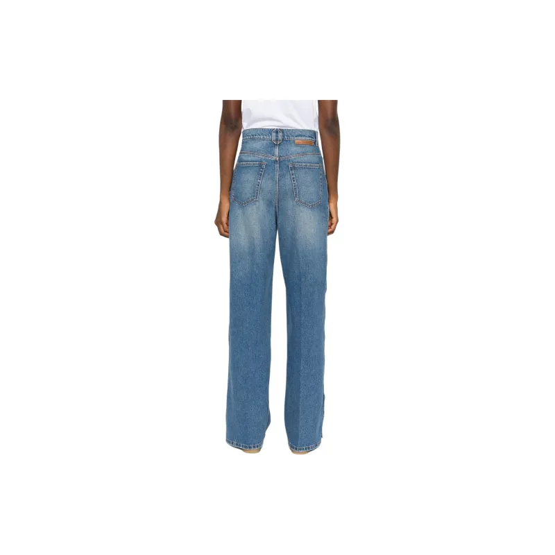 Stella McCartney Popper Studded Bootcut Denim Jeans-2