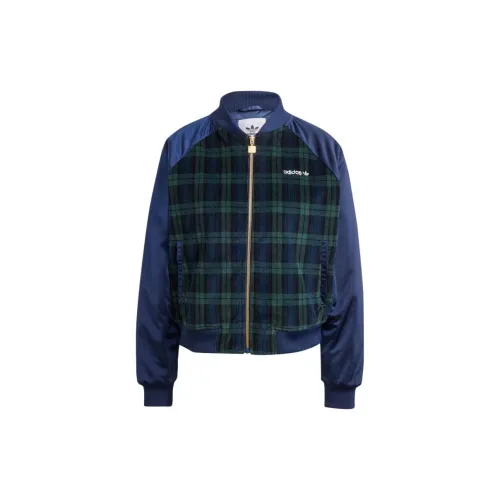 Adidas Originals TARTAN Jackets Women's Midnight Indigo/Black/Shadow Green