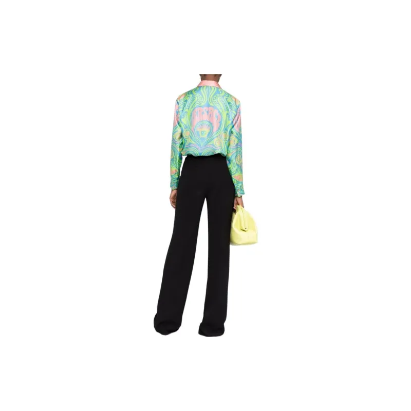 VERSACE Shirts Women's Green-2