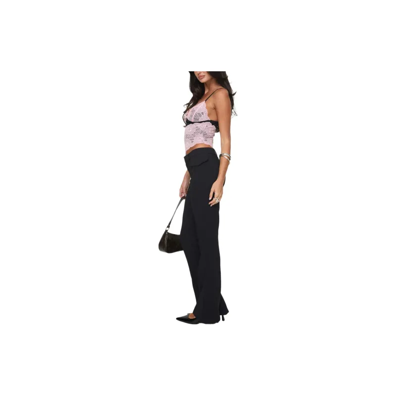 PRINCESS POLLY CARAWAY PANTS Casual Pants Women's BLACK/Black-3