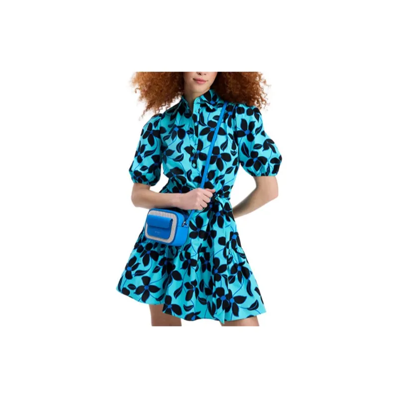 Kate Spade Floral Puff Sleeve Dress-3