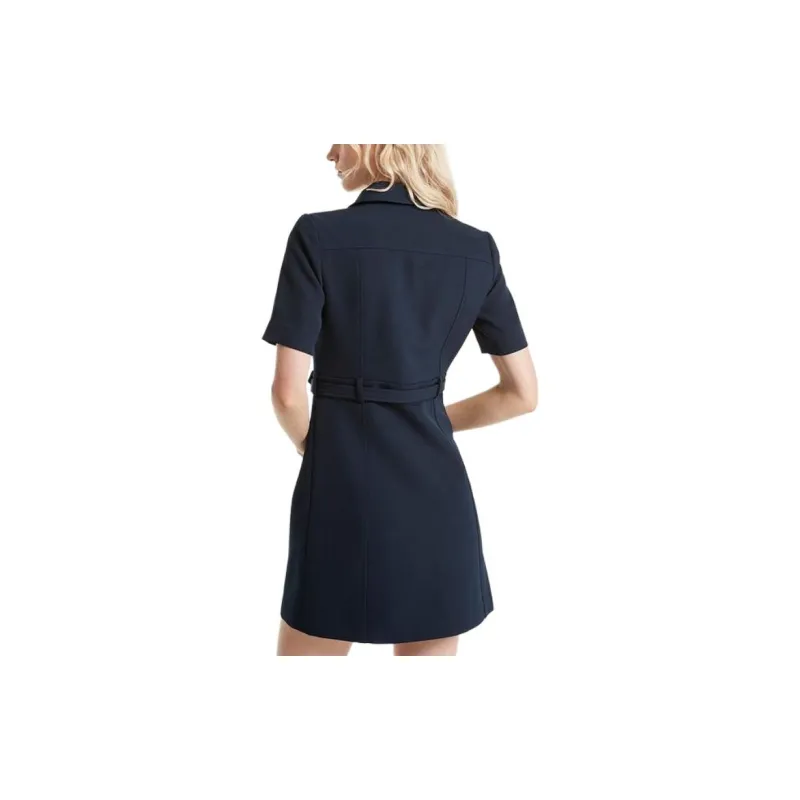 MICHAEL KORS MMK Short Sleeved Dress Women's Midnight Blue-2