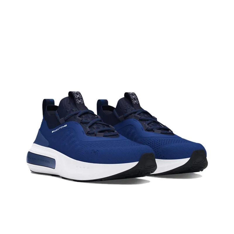 Under Armour Phantom 4 Anti Slip Wear Resistant Low Top Casual Shoes Men's Blue-2